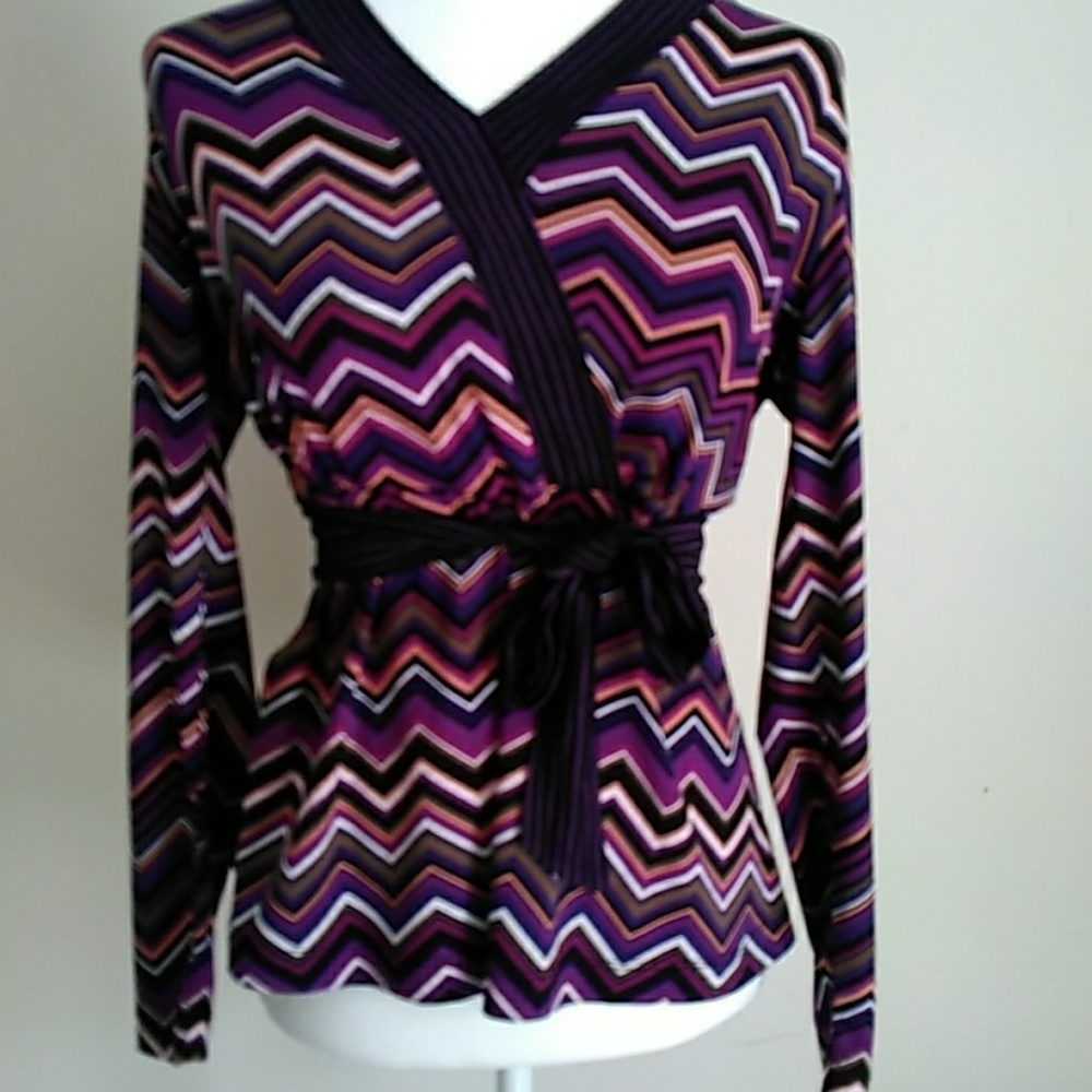 Alfani geometric print tunic NWOT
